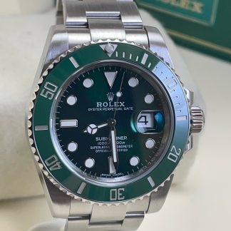 Rolex Submariner #116610LV "Hulk" Box and Papers