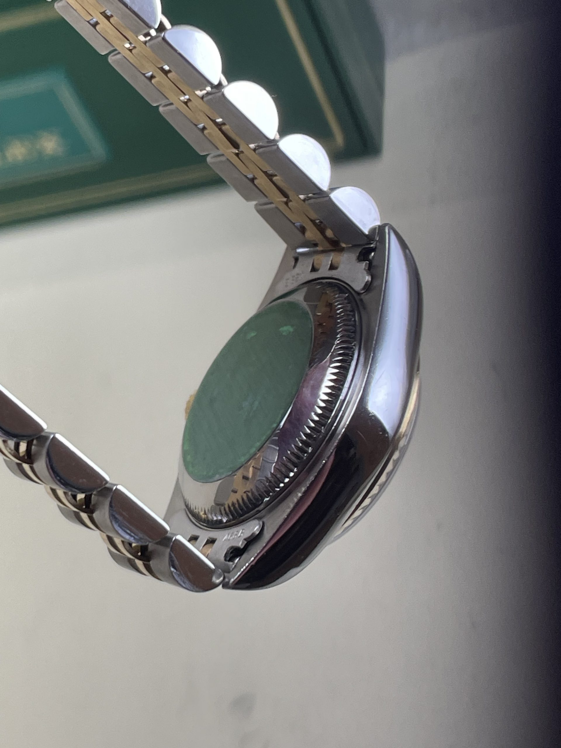 Ladies Rolex 2-Tone Datejust #79173 – Factory Diamond Anniversary Dial - Image 4