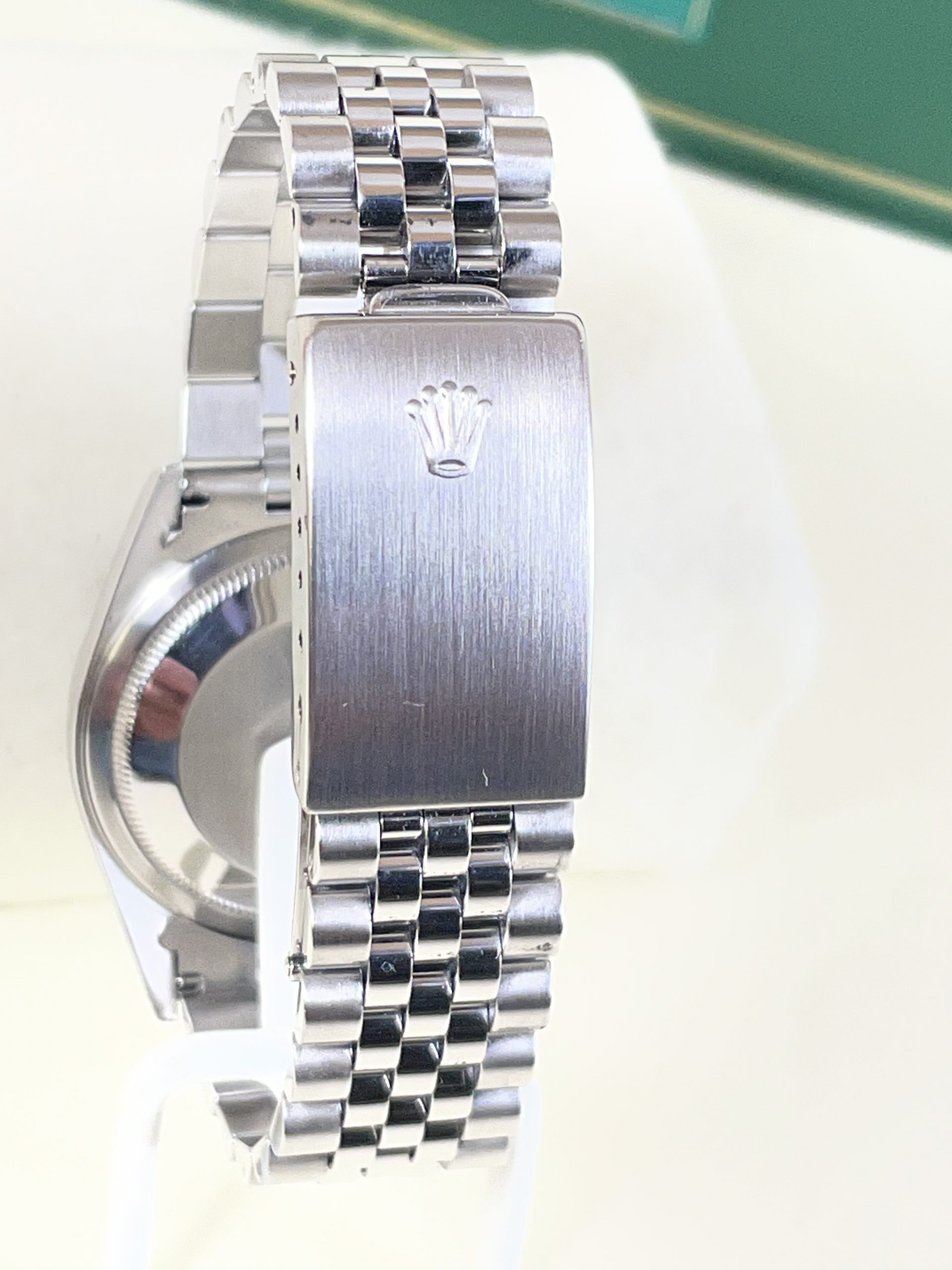 Men’s Rolex Datejust #16220 White Stick Dial - Image 4