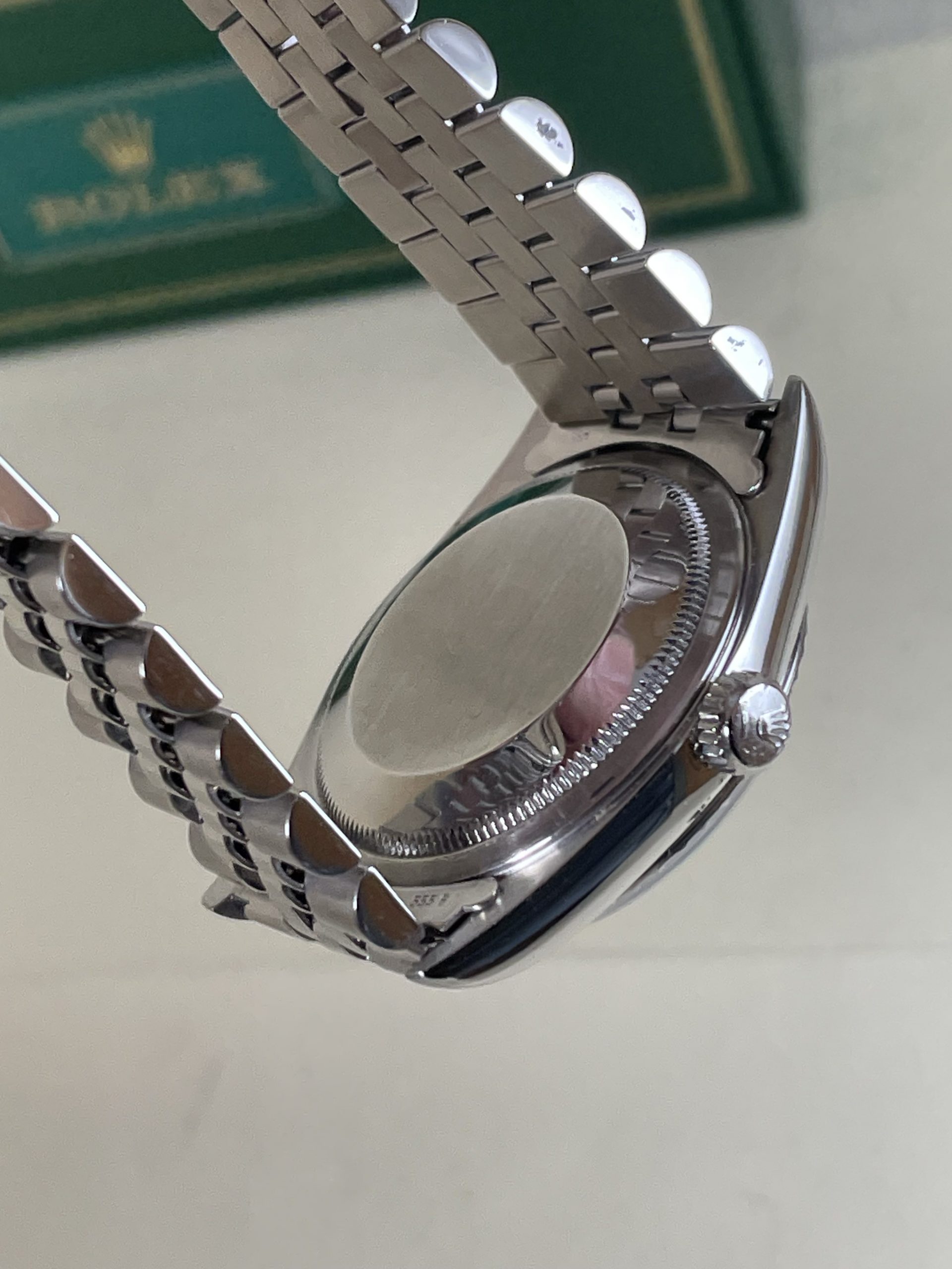 Men’s Rolex Datejust #16220 White Stick Dial - Image 3
