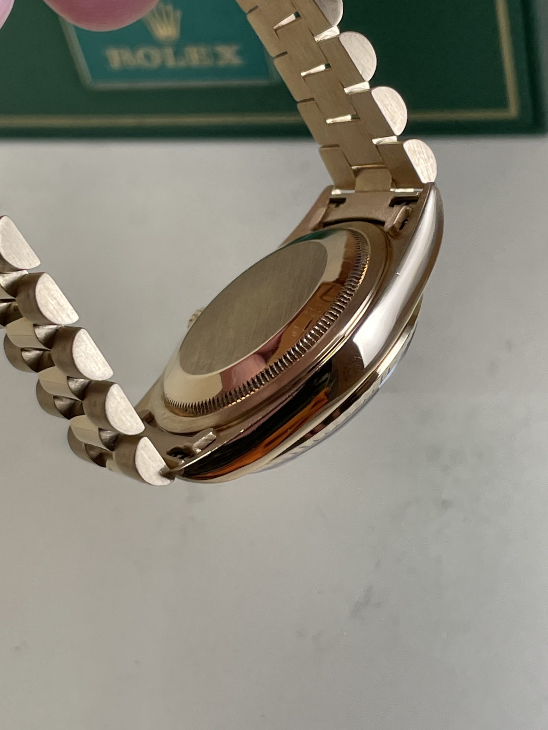Men's Rolex Day-Date President #18238 Full Set, Black Dial 18K Gold - Image 4