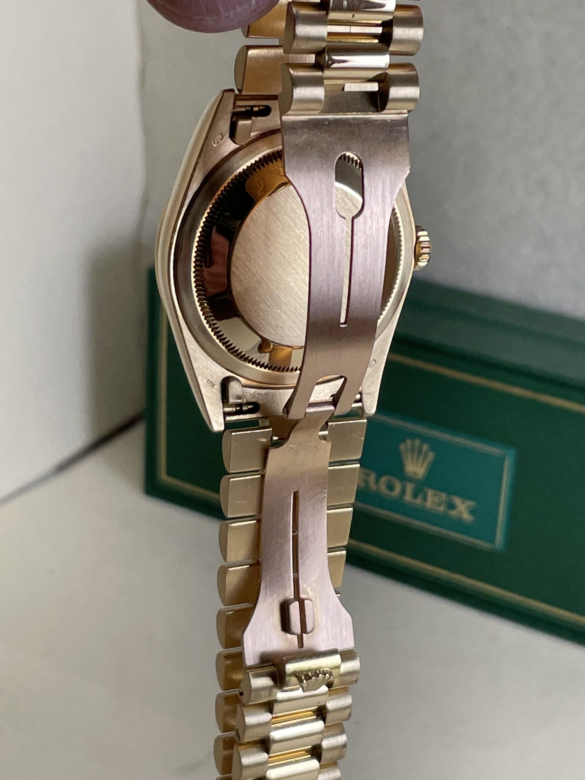 Men's Rolex Day-Date President #18238 Full Set, Black Dial 18K Gold - Image 7