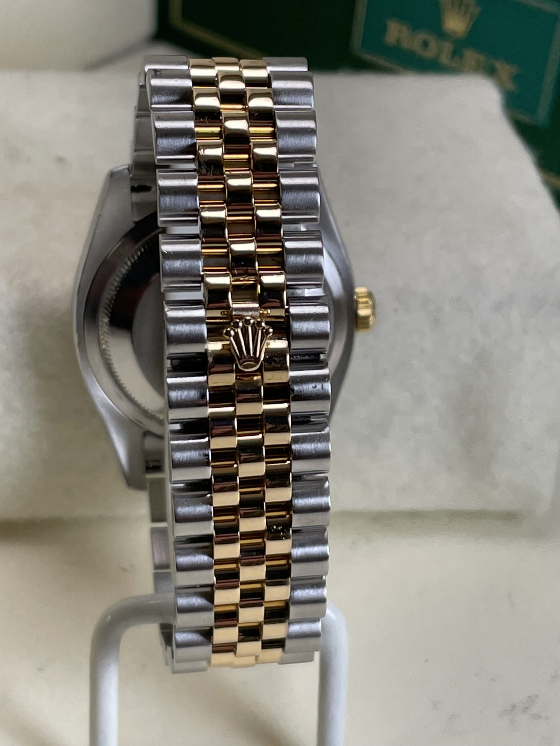 Rolex Datejust Two-Tone 36MM #116233 Black Index Dial, Hidden-Clasp Jubilee Full Set - Image 4