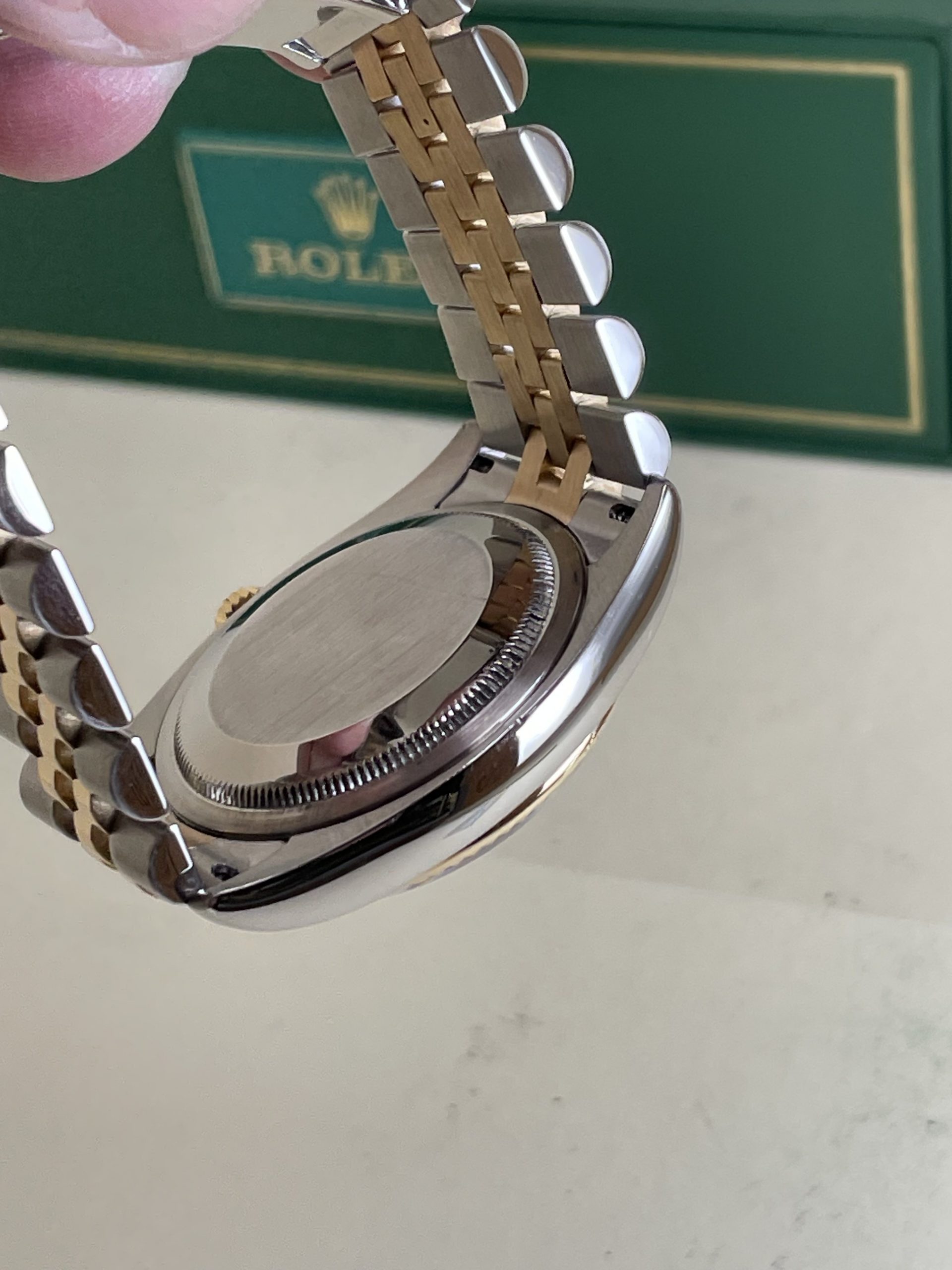 Rolex Datejust Two-Tone 36MM #116233 Black Index Dial, Hidden-Clasp Jubilee Full Set - Image 3