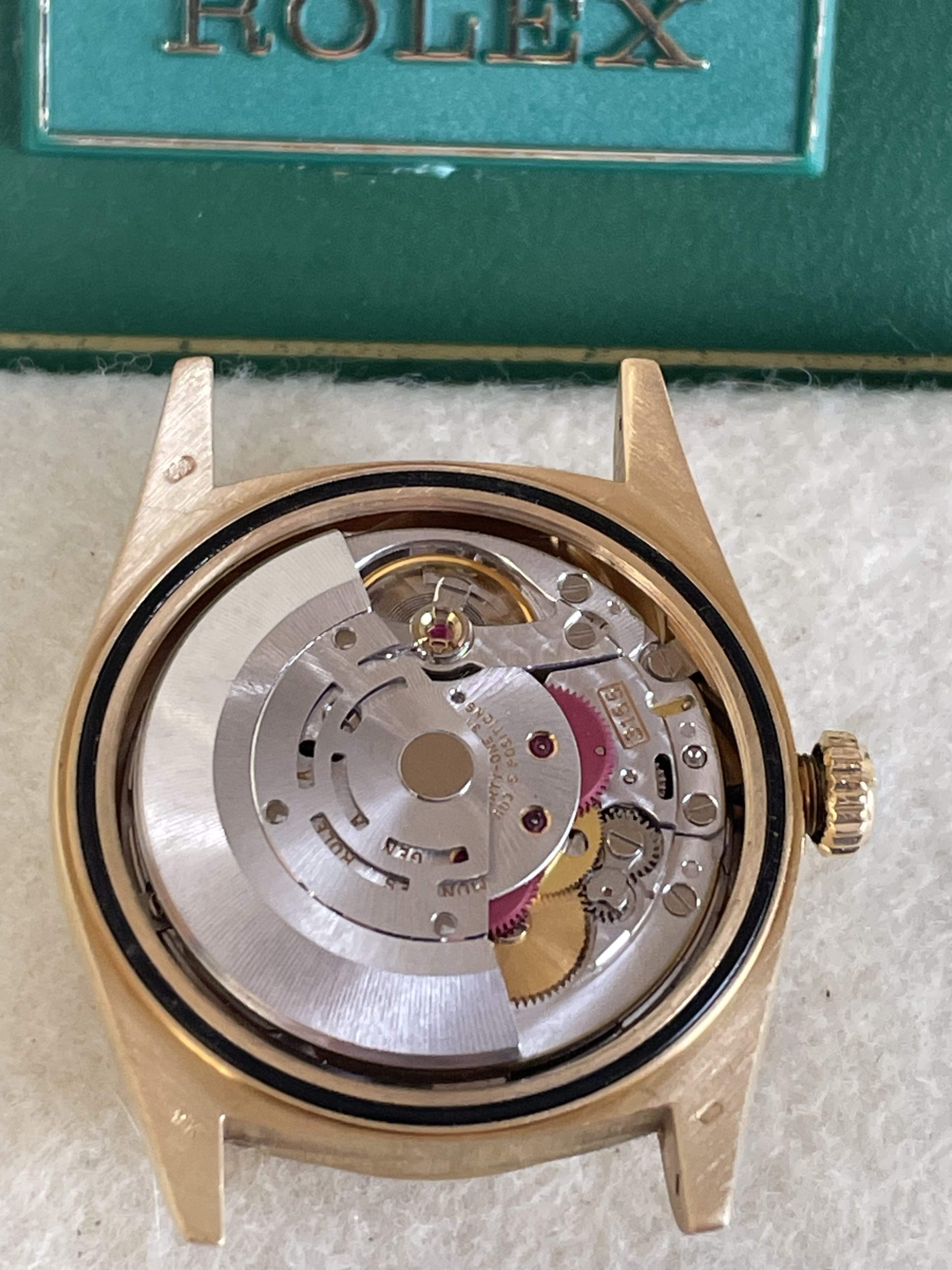 Men's Rolex Day-Date President #18238 18K Gold Champagne Dial Double Quick-Set - Image 5