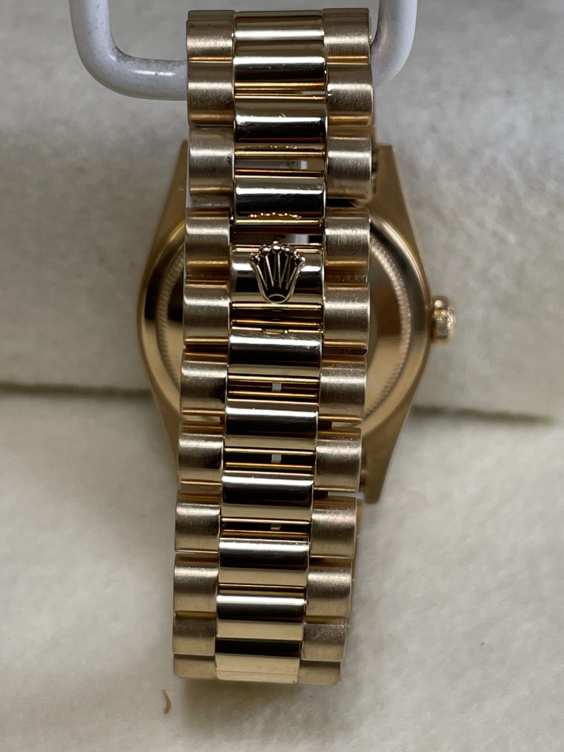 Men's Rolex Day-Date President #18238 18K Gold Champagne Dial Double Quick-Set - Image 4