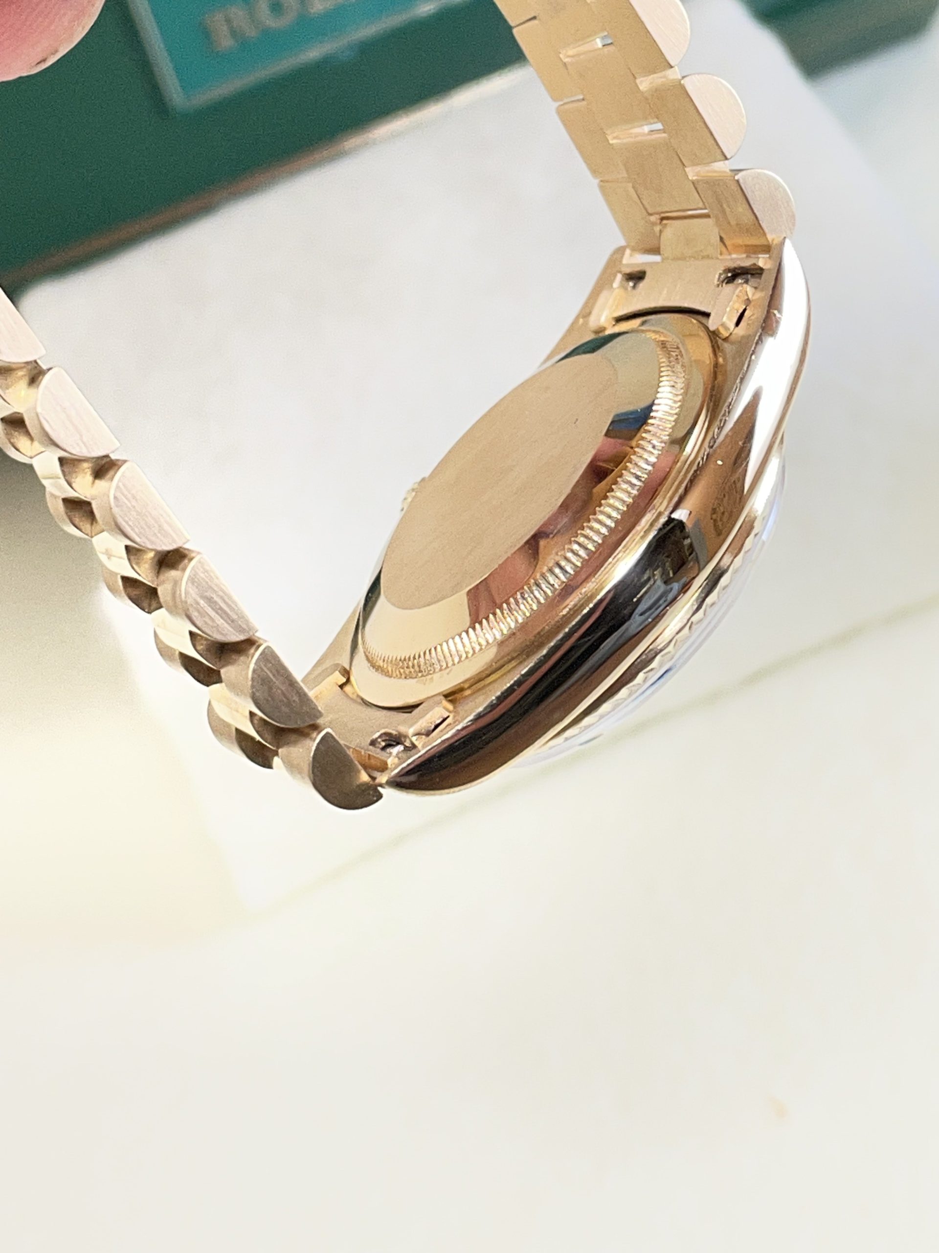 Men's Rolex Day-Date President #18238 18K Gold Champagne Dial Double Quick-Set - Image 2