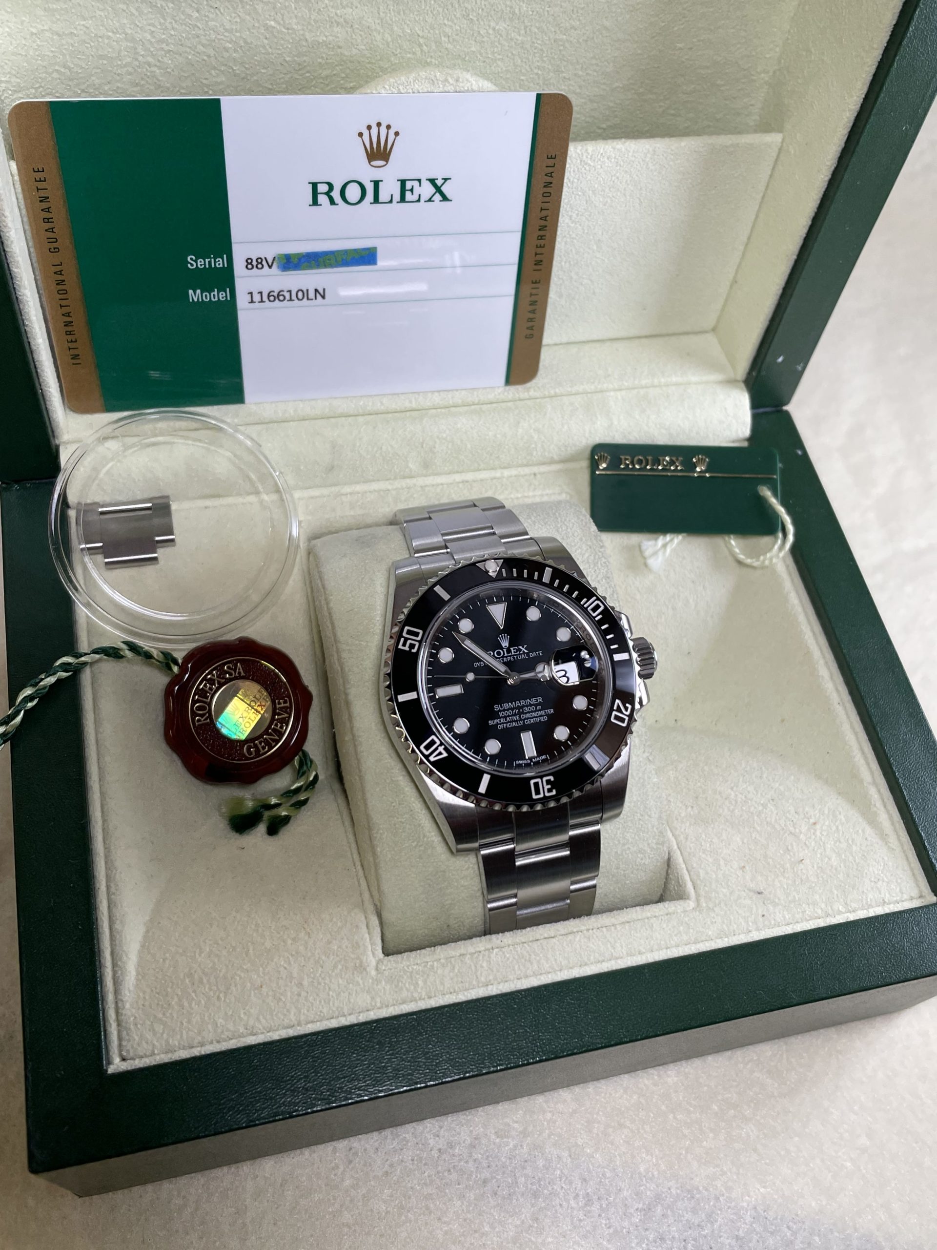 Rolex Submariner #116610 Black Dial Ceramic Bezel Full Set - Image 6