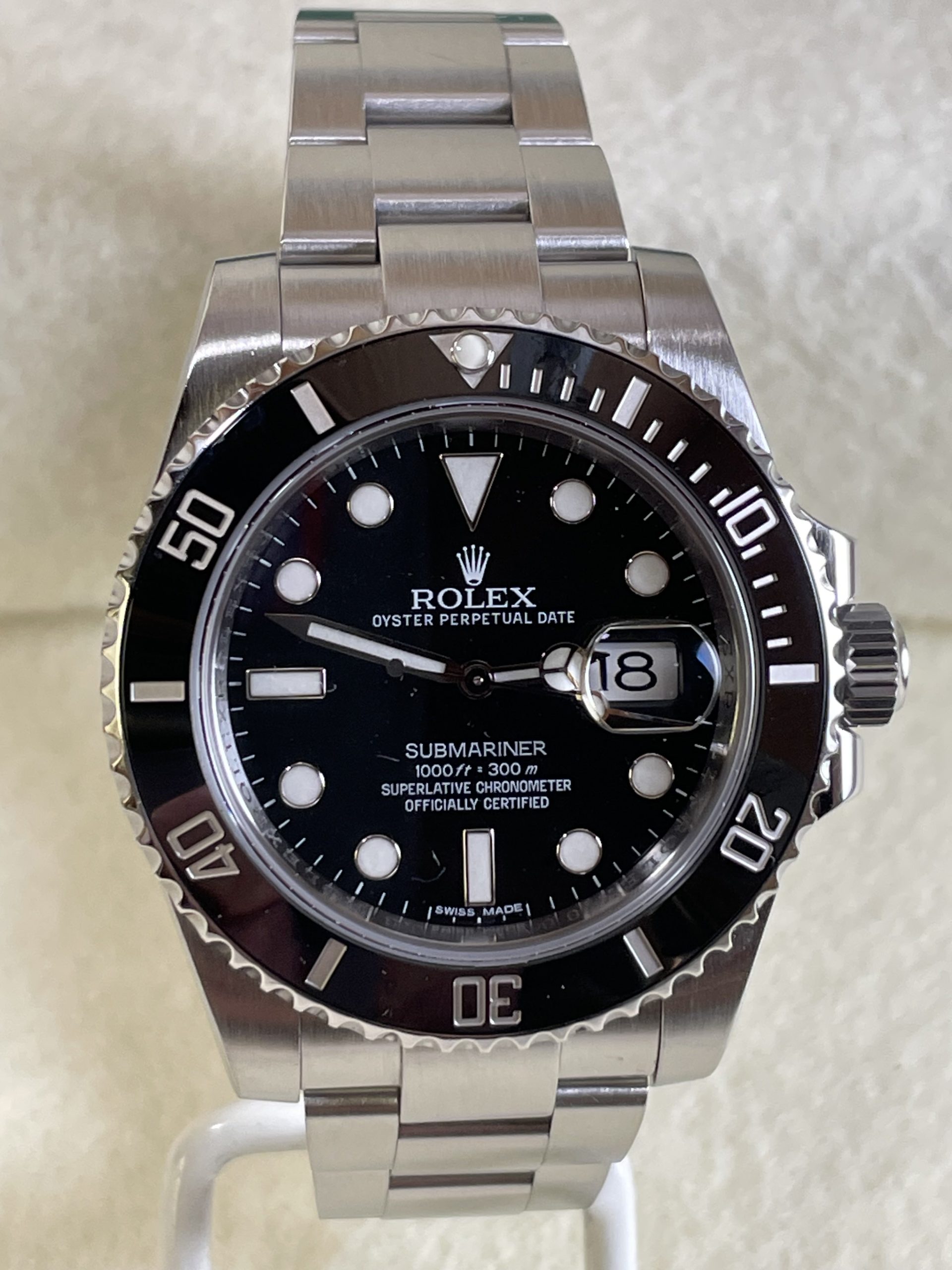 Rolex Submariner #116610 Black Dial Ceramic Bezel Full Set